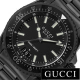 Gucci Dive Quartz Black Dial Black Steel Strap Watch For Men - YA136205 Buy Now By Gucci