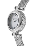 Gucci Diamantissima Diamonds Mother of Pearl Dial Silver Mesh Bracelet Watch for Women - YA141512 Buy Now By Gucci