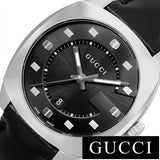 Gucci GG2570 Quartz Black Dial Black Leather Strap Watch For Men - YA142307 Buy Now By Gucci