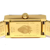 Gucci G Frame Quartz Diamonds White Red Blue Dial Gold Mesh Bracelet Watch For Women - YA147511 Buy Now By Gucci