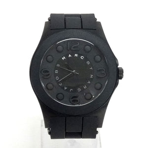 Marc Jacobs Pelly Black Dial Black Silicon Strap Watch for Women - MBM2511 Buy Now By Marc Jacobs