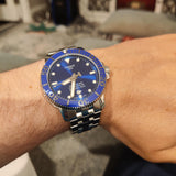 Tissot Seastar 1000 Blue Dial Silver Steel Strap Watch For Men - T120.410.11.041.00