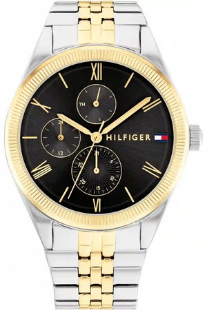Tommy Hilfiger Monica Chronograph Black Dial Two Tone Steel Strap Watch For Women - 1782591 Buy Now By Tommy Hilfiger