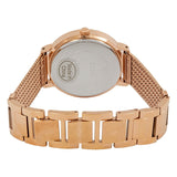 Guess Willow Crystal Blue Dial Rose Gold Mesh Bracelet Watch For Women - W0836L1 Buy Now By Guess