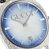 Gucci Grip Vintage Blue Dial Snakeskin Brown Leather Strap Watch for Women - YA152401 Buy Now By Gucci