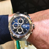 Tag Heuer Formula 1 Automatic Chronograph Blue Dial Silver Strap Watch for Men - CAZ2015.BA0876 Buy Now By Tag Heuer