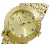 Marc Jacobs Amy Dexter Gold Dial Gold Steel Strap Watch for Women - MBM3215 Buy Now By Marc Jacobs