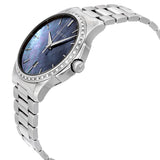 Gucci G Timeless Diamonds Mother of Pearl Blue Dial Silver Steel Strap Unisex Watch - YA126458 Buy Now By Gucci