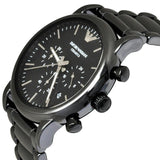 Emporio Armani Luigi Chronograph Black Dial Black Stainless Steel Watch For Men - AR1507 Buy Now By Emporio Armani
