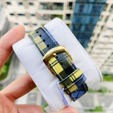 Versace V-Circle The Clans Edition Silver Dial Multicolor Leather Strap Watch for Women - VE8100118 Buy Now By Versace