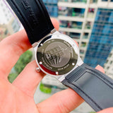 Salvatore Ferragamo F-80 Black Dial Black Rubber Strap Watch For Men - SFHY01322 Buy Now By Salvatore Ferragamo