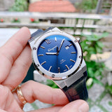 Salvatore Ferragamo F-80 Classic Blue Dial Blue Leather Strap Watch for Men - SFDT00319 Buy Now By Salvatore Ferragamo