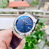 Salvatore Ferragamo F-80 Classic Blue Dial Blue Leather Strap Watch for Men - SFDT00319 Buy Now By Salvatore Ferragamo