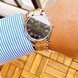 Tissot T Classic Dream Black Dial Two Tone Steel Strap Watch for Men - T033.410.22.053.01 Buy Now By Tissot