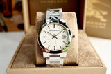 Burberry The City Silver Dial Silver Steel Strap Watch for Men - BU9037 Buy Now By Burberry