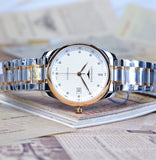 Longines Master Collection Automatic 40mm Silver Dial Two Tone Steel Strap Watch for Men - L2.793.5.77.7 Buy Now By Longines