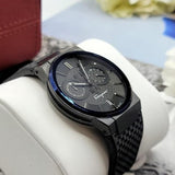 Salvatore Ferragamo Sapphire Chrono Black Dial Black Rubber Strap Watch for Men - SFME00621 Buy Now By Salvatore Ferragamo