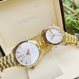 Tissot T Classic PR 100 Quartz White Dial Gold Steel Strap Watch for Men - T101.410.33.031.00 Buy Now By Tissot