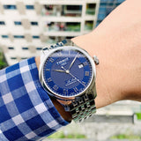 Tissot Le Locle Powermatic 80 Blue Dial Silver Steel Strap Watch For Men - T006.407.11.043.00 Buy Now By Tissot