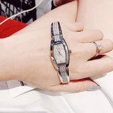 Bulova Crystal Collection Silver Dial Silver Steel Strap Watch for Women - 96L235 Buy Now By Bulova