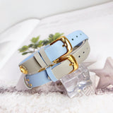 Versace Medusa Lock Icon Quartz White Dial Blue Leather Strap Watch for Women - VEDW00419 Buy Now By Versace