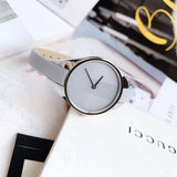 Calvin Klein Rebel Grey Dial Grey Leather Strap Watch for Women - K8P231Q4 Buy Now By Calvin Klein