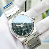 Tissot PRX Powermatic 80 Green Dial Silver Steel Strap Watch For Men - T137.407.11.091.00 Buy Now By Tissot