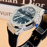 Salvatore Ferragamo F-80 Black Dial Black Rubber Strap Watch For Men - SFHY01322 Buy Now By Salvatore Ferragamo