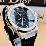 Salvatore Ferragamo F-80 Black Dial Black Rubber Strap Watch For Men - SFHY01322 Buy Now By Salvatore Ferragamo