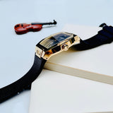 Guess Phoenix Black Dial Black Rubber Strap Watch for Men - GW0386G3 Buy Now By Guess