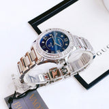 Bulova Marine Star Blue Dial Silver Steel Strap Watch for Women - 96R215 Buy Now By Bulova