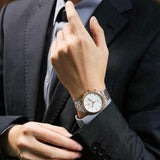 Tissot Carson Premium Chronograph White Dial Two Tone Steel Strap Watch For Men - T122.417.22.011.00 Buy Now By Tissot