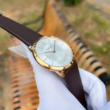 Calvin Klein Minimal White Dial Brown Leather Strap Watch for Men - K3M216G6 Buy Now By Calvin Klein