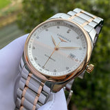 Longines Master Collection Automatic 40mm Silver Dial Two Tone Steel Strap Watch for Men - L2.793.5.77.7 Buy Now By Longines