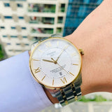 Tissot Chemin Des Tourelles Powermatic 80 Cosc Silver Dial Two Tone Steel Strap Watch For Men - T099.408.22.038.00 Buy Now By Tissot