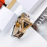 Guess Fame Quartz Animal Print Dial Multicolor Leather Strap Watch For Women - GW0504L3 Buy Now By Guess