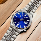 Citizen Tsuyosa Automatic Blue Dial Silver Steel Strap Watch For Men - NJ0150-81L Buy Now By Citizen