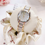 Tissot T Wave Mother of Pearl Dial Two Tone Steel Strap Watch for Women - T023.210.22.117.00 Buy Now By Tissot