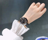 Swarovski Octea Lux Black Dial Black Leather Strap Watch for Women - 5414410 Buy Now By Swarovski