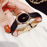 Movado Museum Black Dial Black Leather Strap Watch For Women - 2100006 Buy Now By Movado