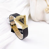 Guess Fame Quartz Black Dial Black Leather Strap Watch For Women - GW0504L5 Buy Now By Guess