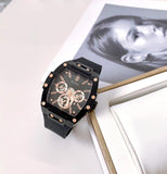 Guess Phoenix Multifunction Black Dial Black Silicone Strap Watch For Men - GW0203G8 Buy Now By Guess