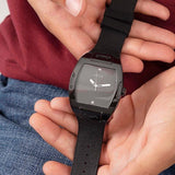 Guess Phoenix Black Dial Black Rubber Strap Watch for Men - GW0386G1 Buy Now By Guess