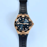 Maurice Lacroix Aikon Venturer Black Dial Black Rubber Strap Watch For Men - AI6058-BRZ0B-330-2 Buy Now By Maurice Lacroix