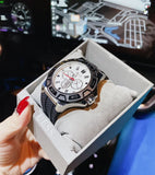 Guess Force Analog Quartz White Dial Black Rubber Strap Watch For Men - W0674G3 Buy Now By Guess