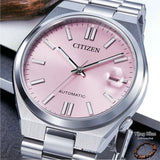 Citizen x Pantone Automatic Dreamy Pink Dial Silver Steel Strap Watch For Men - NJ0158-89X Buy Now By Citizen