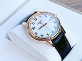 Tissot T Classic Carson Quartz White Dial Brown Leather Strap Watch for Men - T085.410.36.012.00 Buy Now By Tissot