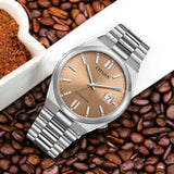 Citizen x Pantone Automatic Warm Sand Dial Silver Steel Strap Watch For Men - NJ0158-89Y Buy Now By Citizen