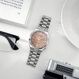 Citizen x Pantone Automatic Warm Sand Dial Silver Steel Strap Watch For Men - NJ0158-89Y Buy Now By Citizen