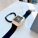 Guess Leo Multifunction Black Dial Black Silicone Strap Watch For Men - GW0637G2 Buy Now By Guess